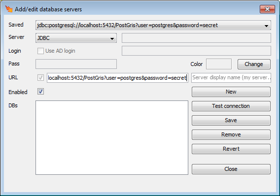 postgres setup